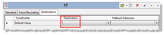 Summary of incoming call route, definitions tab